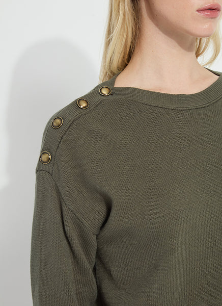 Adelaide Pullover Sweater - Mosswood