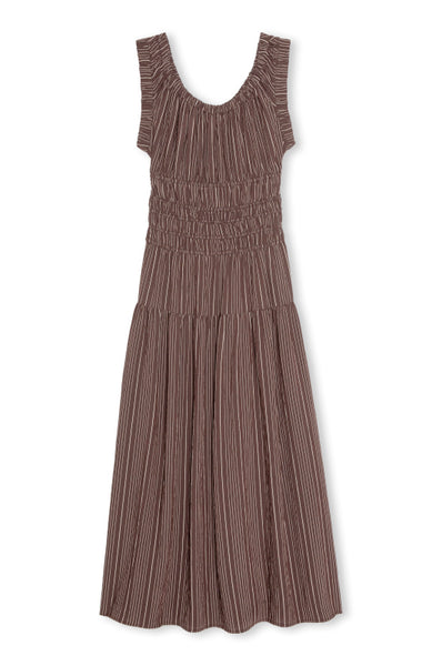 Anastasia Dress - Chicory Stripe