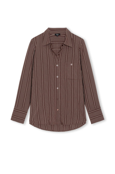 Beck Shirt - Chicory Stripe