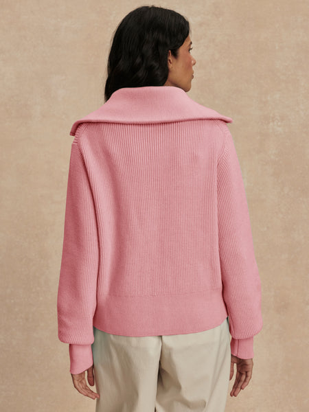 Enrico Knit Jacket - Sea Pink