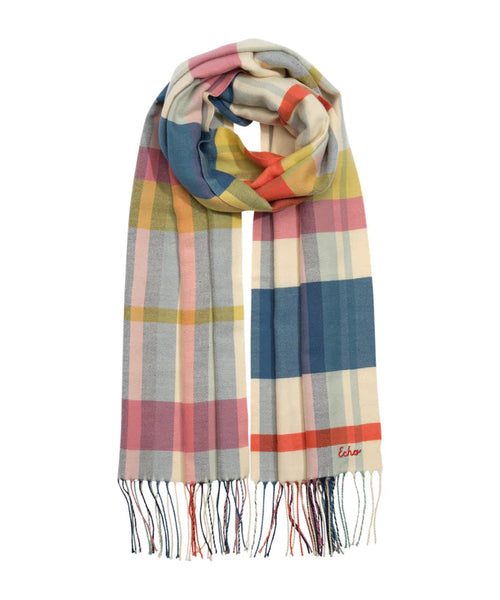 Central Park Plaid Scarf - Multi