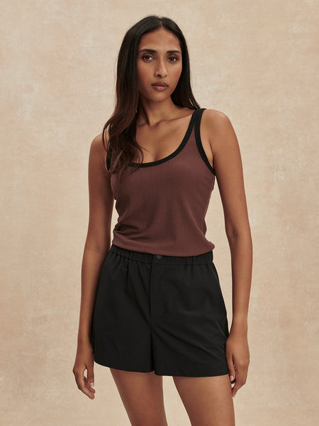 Nila Mid Rise Short 3.5" - Black