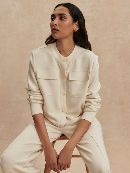 Hartwell Button Through Sweat - Pristine