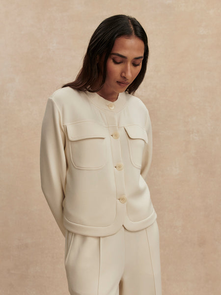 Hartwell Button Through Sweat - Pristine