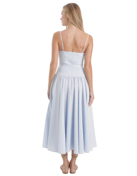 Mavi Stripe Dress - Blue Sear Sucker