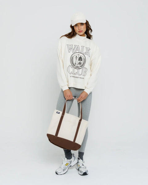 West Village Walk Club Mockneck - Off White