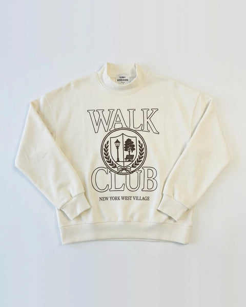 West Village Walk Club Mockneck - Off White