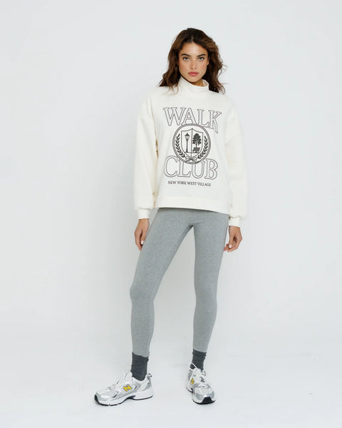 West Village Walk Club Mockneck - Off White
