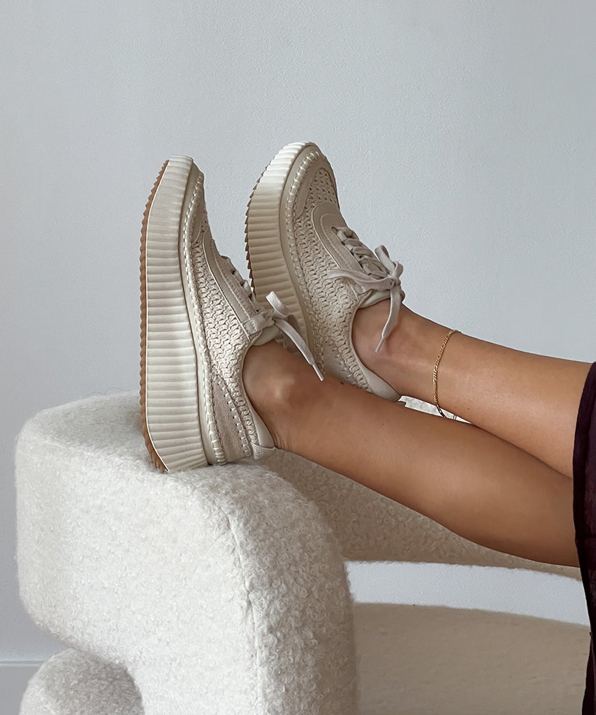 Dolen Sneaker - Sandstone Knit