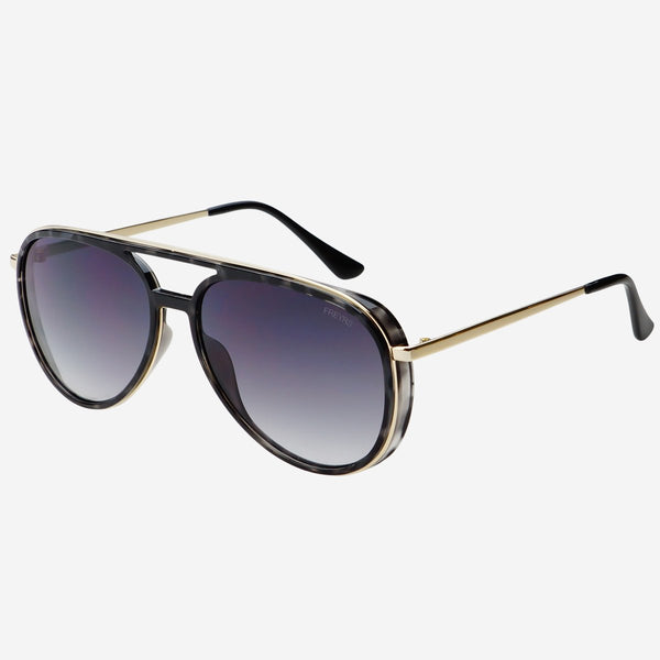 Fulton Unisex Aviators - Gray Tortoise